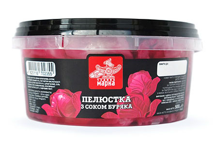 Пелюстка з соком буряка