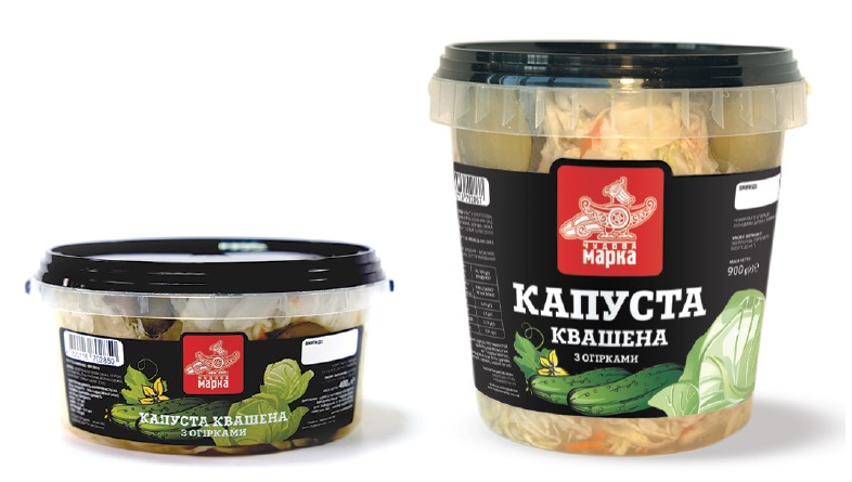 Капуста квашена з огірками
